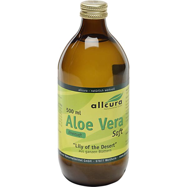 Allcura Succo Di Aloe Vera Da Foglie Intere, Soluzione Da 500 Ml-image