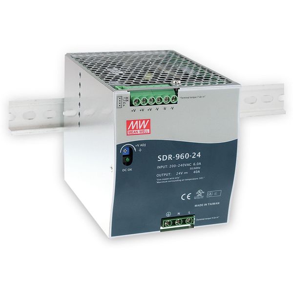Mean Well Stromversorgung 960W Metallisch Netzteil (SDR-960-48)-image
