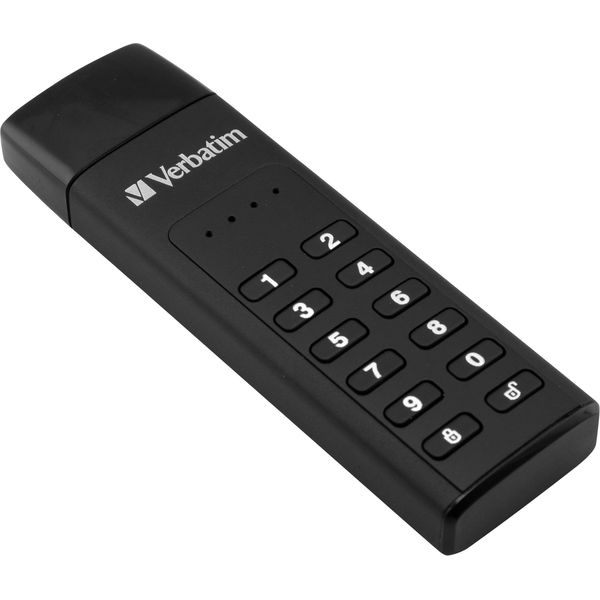 Verbatim Keypad Secure - Unità Flash Usb - Crittografata - 64 Gb - Usb 3.0-image