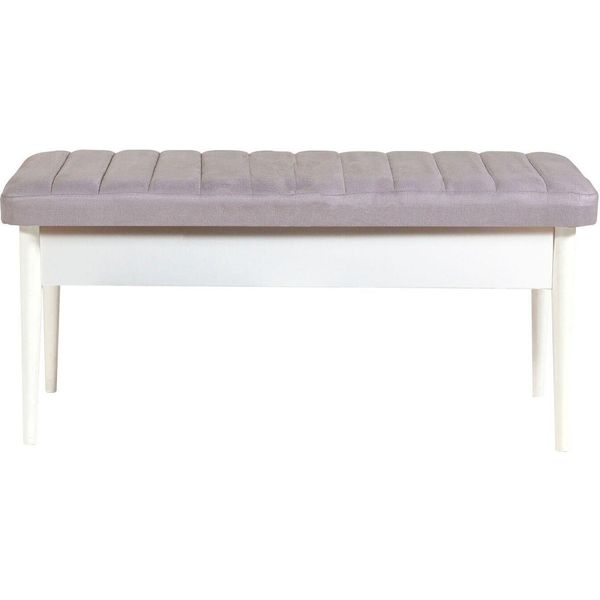 Skye Decor, Panchina Vina Soho, Bianco, Panche, Bianco, 110 X 46 X 40 Cm-image