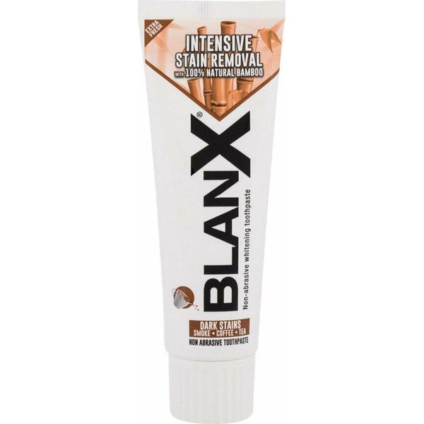Blanx | Dentifricio - Dentifricio Anti-Decolorazione 75Ml - Pulizia Intensiva - Ingredienti Naturali - Alito Fresco-image