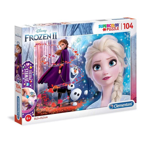 Clementoni 20164 - Puzzle Gioielli 104 Pezzi - Disney Frozen 2 / Die EisköNigin 2-image