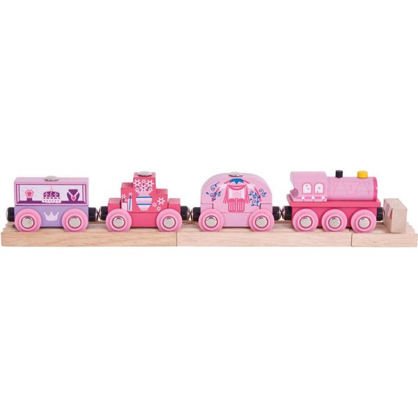 Treno Bigjigs Rail Princess + 3 Binari-image