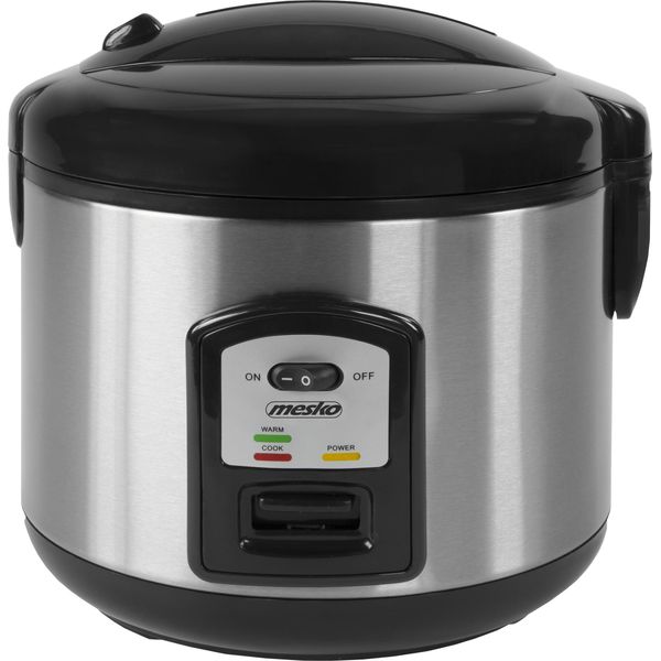 Mesko | Ms 6411 | Cuociriso | 1000 W | 1,5 L | Nero/Acciaio Inox-image