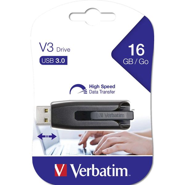 Chiavetta Usb 3.0 Verbatim Store 'N' Go V3 16GB-image