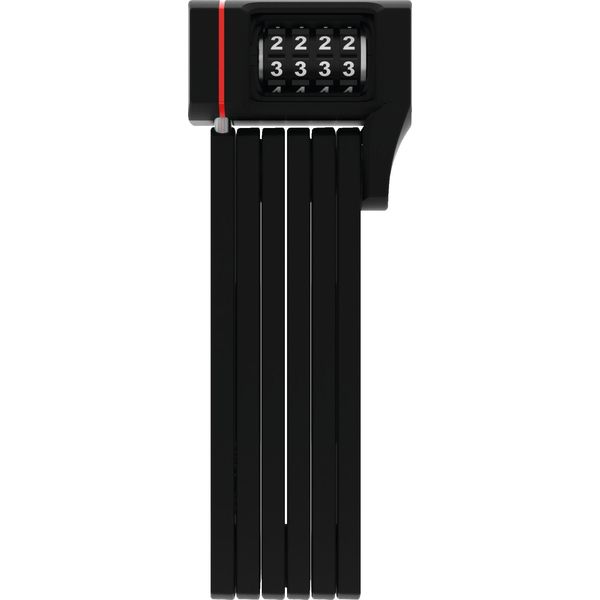 Abus Bordo Ugrip 5700C Sh Serratura Pieghevole Con Staffa - Serratura Per Bicicletta Con Codice A Combinazione E Barre Spesse 5 Mm - Livello Di Sicurezza Abus 7 - 80 Cm - Nero-image