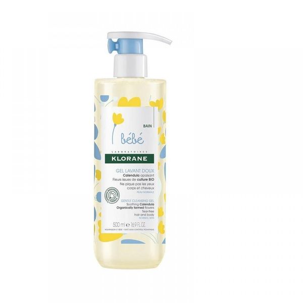 Klorane Bebé Gel Detergente Delicato Lenitivo Alla Calendula 500 Ml-image