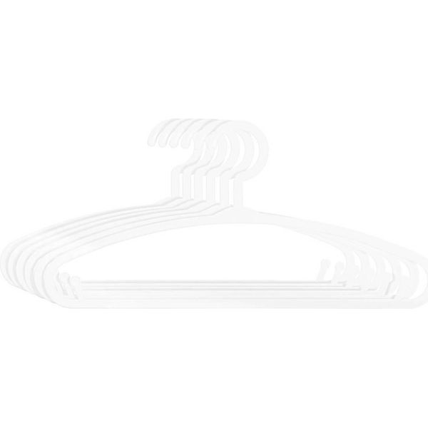Set Di 6 Appendini Per Bambini - Plastica - Bianco - Atmosphera CréAteur D'intéRieur-image