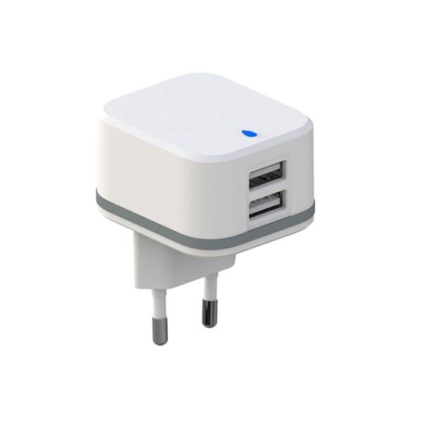 LadegerÄT Compact Mit 2 USB-ANSCHLÜSSEN - 5 V - 3,4 A Max. ( 2,4 + 1 A ) - 17 W Max.-image