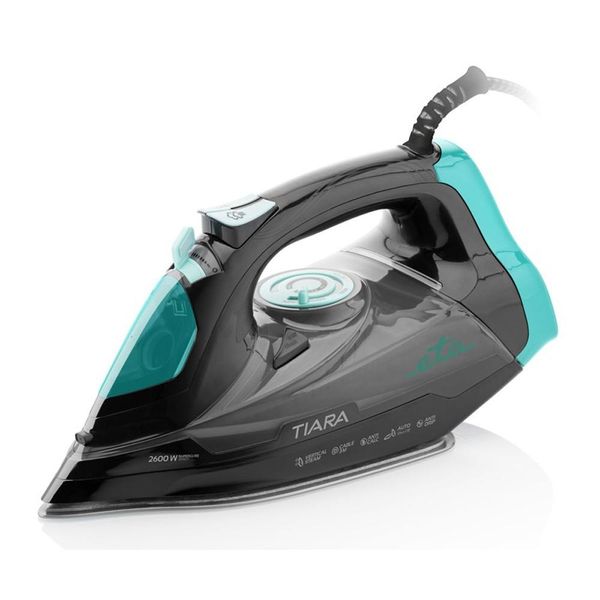 Ferro Da Stiro A Vapore Eta Tiara Ii ETA326990000, 2 600 W , Superficie Stirante Eloxium Premium, Vapore Verticale, Spray, Gocciolamento, Stop Gocciolamento, Anticalcare, Autopulizia, Funzione Di Spegnimento Automatico-image