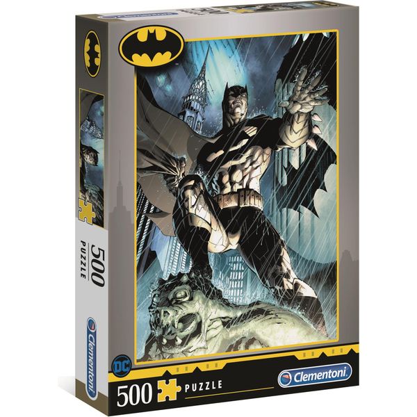 Clementoni 35088 Batman - Puzzle 500 Pezzi, Colorato Gioco Di Abilità Per Tutta La Famiglia, Puzzle Per Adulti Dai 9 Anni In Su-image