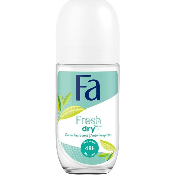 Fa Fresh & Dry Tè Verde 48H Deodorante Roll-On Anti-Traspirante 50Ml 1,7Oz-image