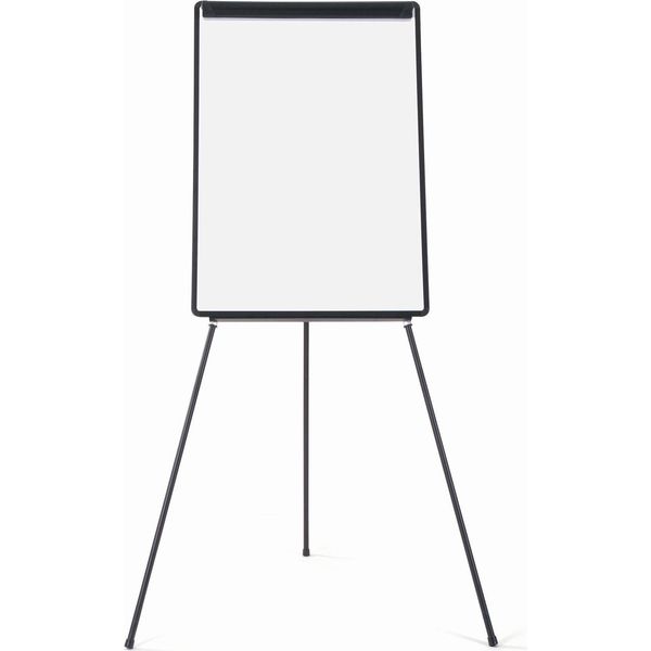 Q-Connect® KF04173 Lavagna A Fogli Mobili - 70 X 100 Cm, Bianco/Nero, Supporto Per Treppiede-image