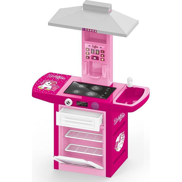 Cucina Da Gioco Dolu Unicorn Con 19 Accessori Rosa-image