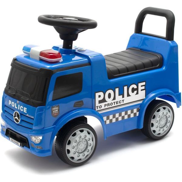 Baby Mix Sdraietta Per Bambini Con Suono, Mercedes Police Blu-image
