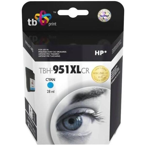Tb Print Ink For Hp Oj Pro 8100 Cyan Remanufactured TBH-951XLCR-image