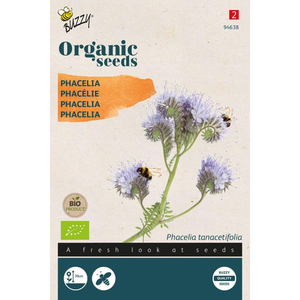 Buzzy Organic Phacelia - Semi Biologici - Circa 0,5 Gr | Buzzy_94638-image