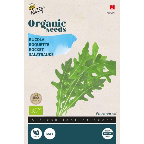 Buzzy Rucola Biologica - Semi Biologici - Circa 3 Gr | Buzzy_92599-image