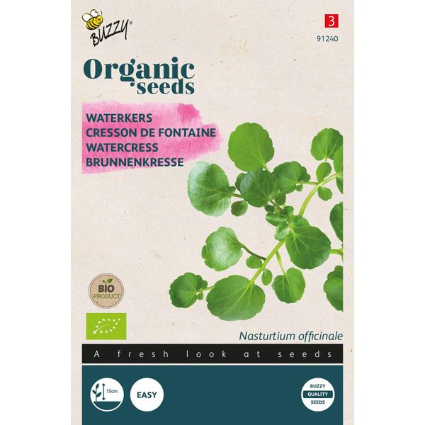Buzzy Crescione Biologico - Semi Biologici - Circa 0,1 Gr | Buzzy_91240-image