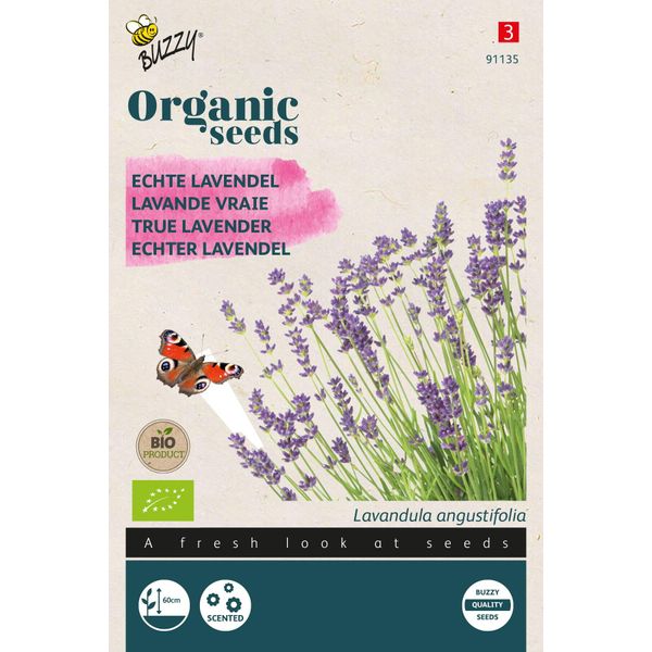Buzzy Organic Real Lavender - Semi Biologici - Circa 0,1 Gr | Buzzy_91135-image