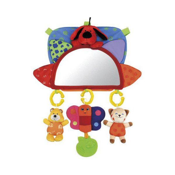 Ks Kids Copribracciolo Per Bambini Con Specchio E Giocattoli Appesi-image