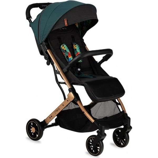 Momi Estelle Carrozzina - Leggera, Ammortizzata 4 Ruote, Valigia - Verde-image