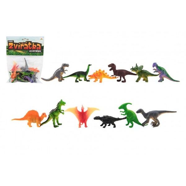 Animali Dinosauri Mini Plastica 6-7Cm 12Pz-image