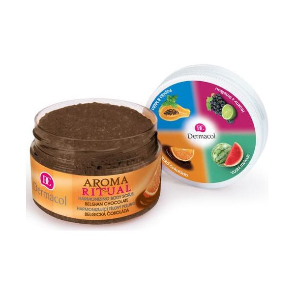 Dermacol Aroma Ritual TěLový Peeling Al Cioccolato Belga Scrub Corpo Armonizzante 200 Ml-image