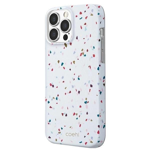 Uniq Etui Coehl Terrazzo Iphone 13 Promax 6,7 BiałY/Natural White-image