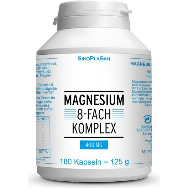Magnesio 8X Complex 400 Mg Capsule 180 Capsule-image