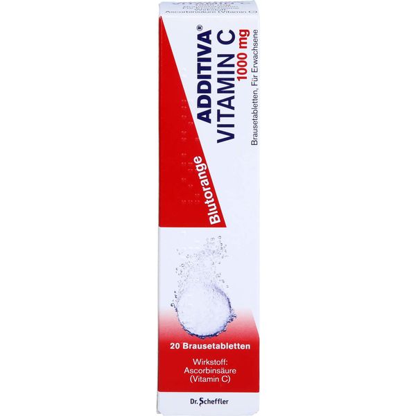 Additiva Vitamina C 1000 Mg Arancia Rossa Compresse Effervescenti, 20 Compresse-image