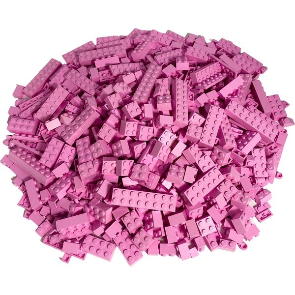 Mattoncini Speciali Lego® Misto Rosa Nuovo! Quantità 800X - Ogni Miscela è Assemblata Singolarmente-image