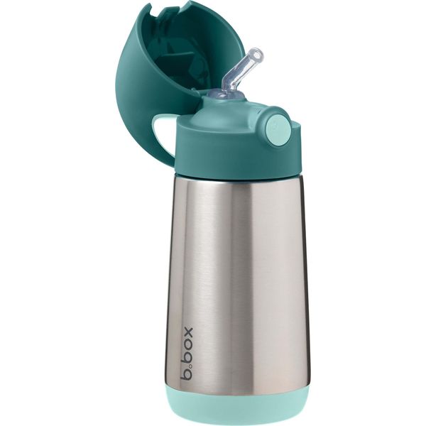 Borraccia Thermos Borraccia Sottovuoto Cannuccia In Silicone 350 Ml Foresta Di Smeraldo Bbox-image