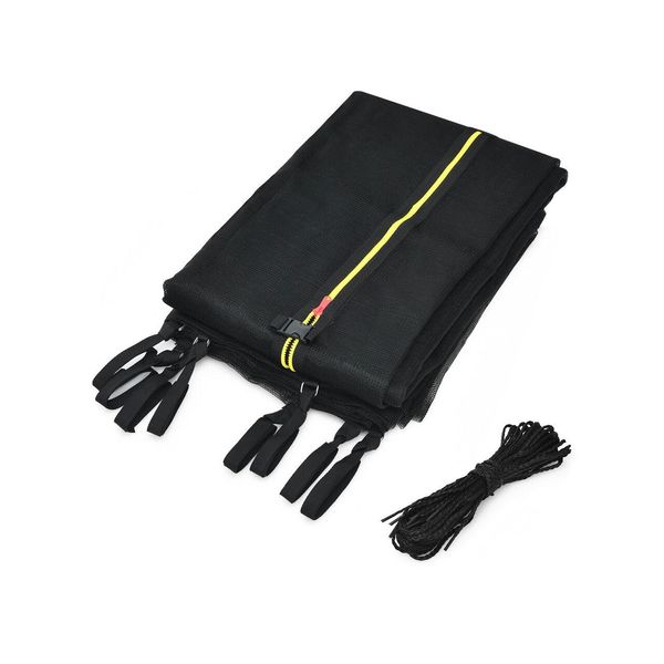 Costway Rete Di Sicurezza Per Trampolini Da Giardino Costway Ø366 Cm Nero-image