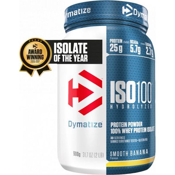 Dymatize Iso 100 Idrolizzato - 900G-Dose Fragola-image