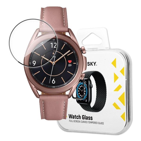 Wozinsky Watch Glass Vetro Ibrido Per Samsung Galaxy Watch 3 41 Mm Nero-image