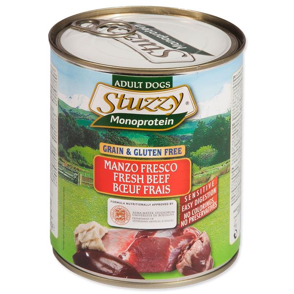 Stuzzy Stuzzy Dog Mono Manzo Gr. 800 Alimenti Umidi E Monoproteici Per Cani-image