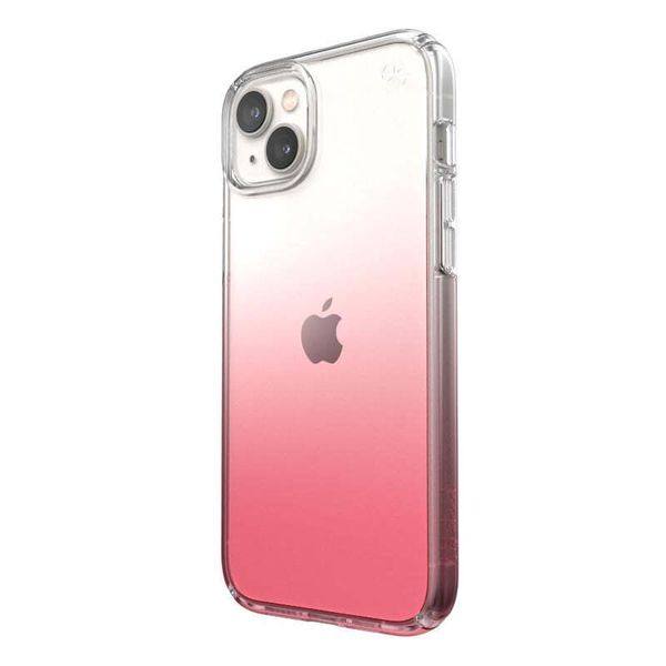 Speck Presidio Perfect-Clear Ombre Microban Apple Iphone 14 Plus / 15 Plus (Clear / Vintage Rose Fade)-image