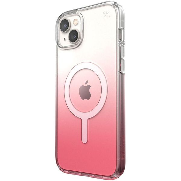 Speck Presidio Perfect-Clear Ombre Magsafe Microban Apple Iphone 14 Plus / 15 Plus (Clear / Vintage Rose Fade)-image