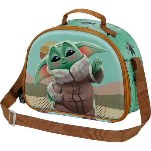 Karactermania - Plecak 3D Star Wars The Mandalorian Grogu Say Hi Na Lunch I Szkołę-image