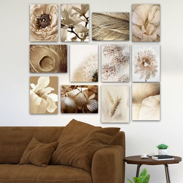 Wallity, 12MDF33YS, Quadri, Multicolore, Mdf, 20 X 15 Cm-image