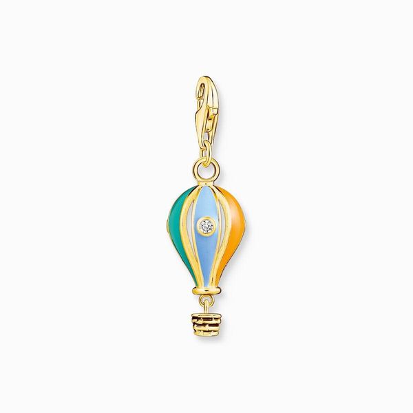 Thomas Sabo - 1922-565-7 - Charm - Donna - Argento 925 Placcato Oro Giallo - Mongolfiera-image