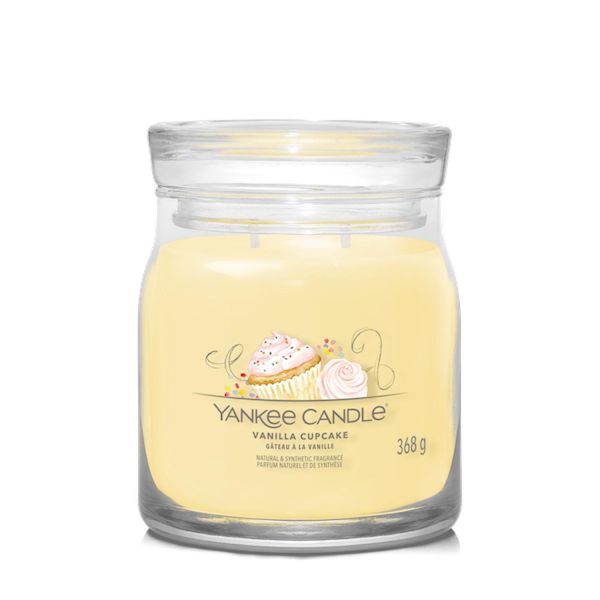 Yankee Candle Vanilla Cupcake Signature Candle Medium 368 G-image