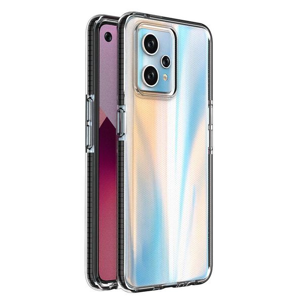 Custodia A Molla Realme 9 Pro+ / Realme 9 Custodia In Silicone Con Cornice Nera-image