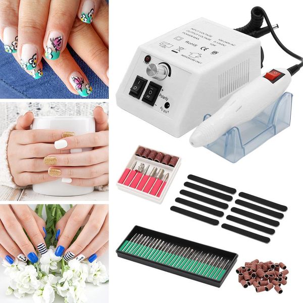 Jiubiaz Pedicure Elettrico Tagliaunghie Lima Per Unghie Manicure Set Smerigliatrice Per Unghie Studio Cutter Nail Design-image