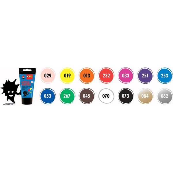 Marabu 3050002253 Marabu Kids Pittura Artigianale Little Artist, 75 Ml, Blu-image