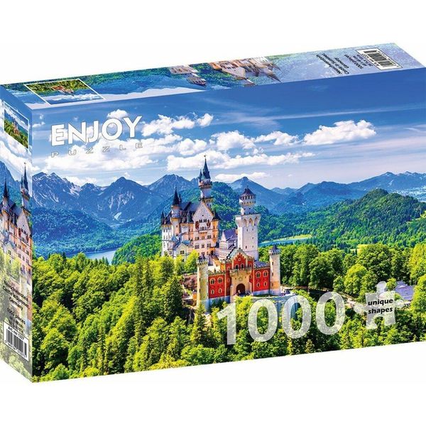 Enjoy Puzzle Del Castello Di Neuschwanstein In Estate, Germania 1000 Pezzi-image