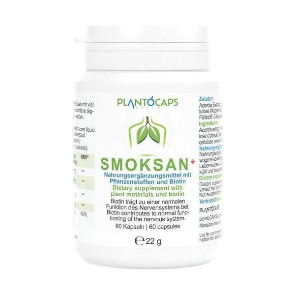 Plantocaps Smoksan+ Capsule 60 Capsule-image