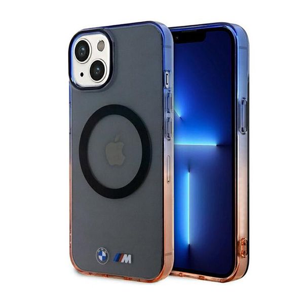 Etui Bmw Bmhmp14Mhtge Iphone 14 Plus/ 15 Plus 6.7 Szary/Grey Hardcase Gradient Bumper Magsafe-image