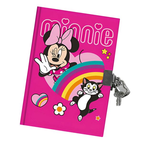 Taccuino Disney Girls Con Serratura - Minnie Mouse/Cuore-image